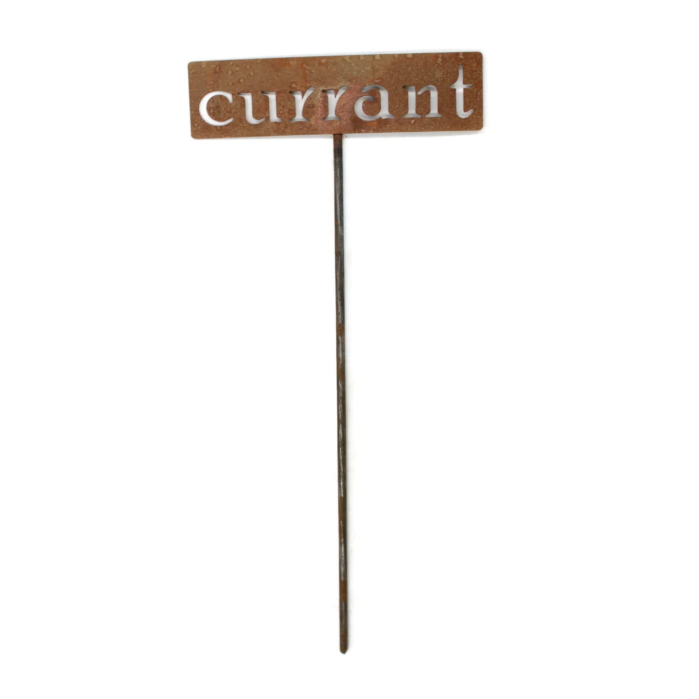 Classic Metal Garden Markers 19 Inches Tall (currant, Naturally Rusted)-VerdiqueGarden