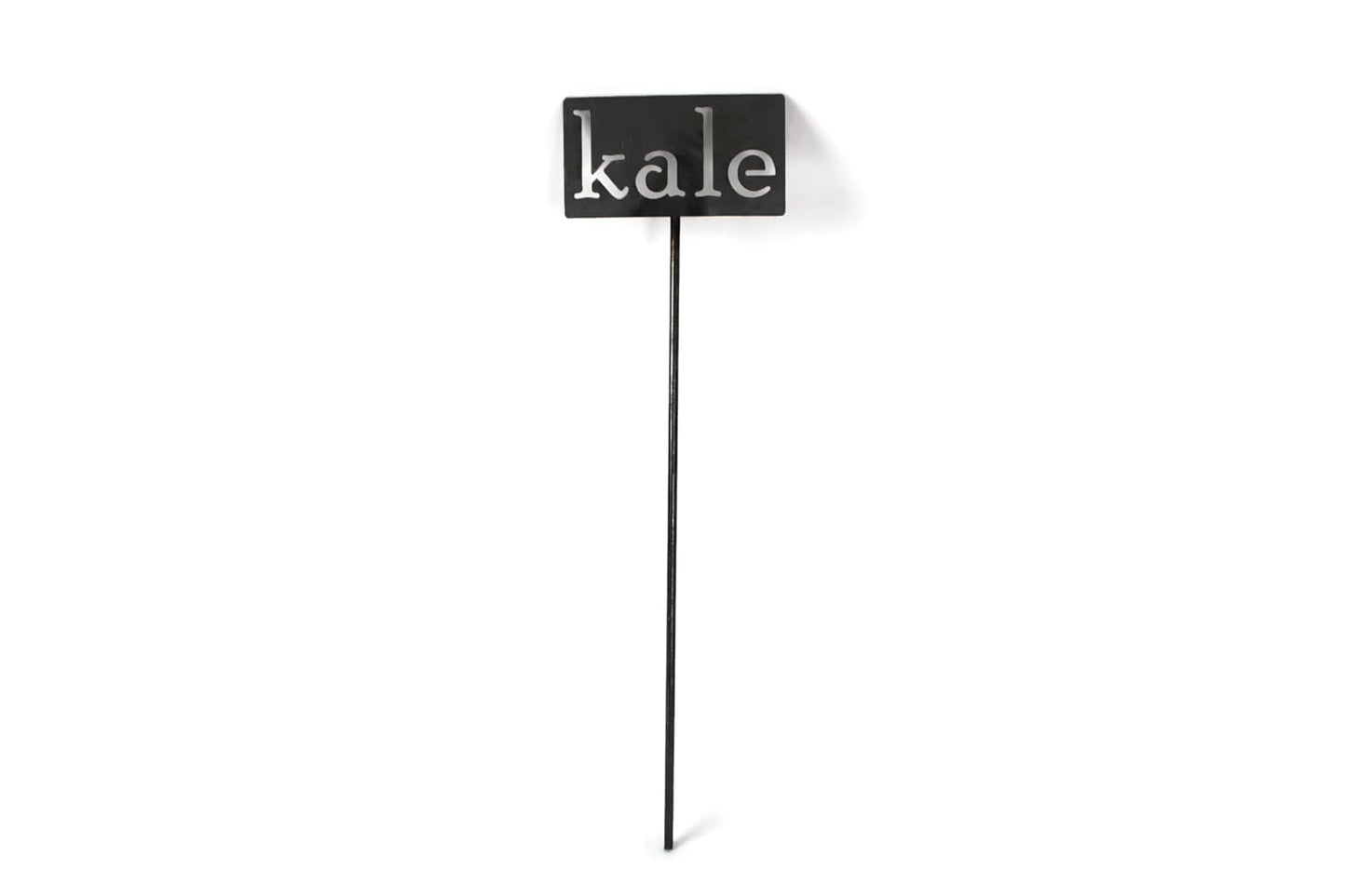 Classic Metal Garden Markers 19 Inches Tall (kale, Raw, Unfinished Steel (will rust with time))-VerdiqueGarden