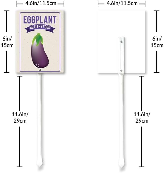 Eveokoki Aluminum Seed & Plant Labels - Plant Markes for Seedlings-Plant Tags for Pots - Garden Signs for Vegetable - Durable Markers for Plants Outdoor Waterproof - Garden Decor for Farmhouse-VerdiqueGarden