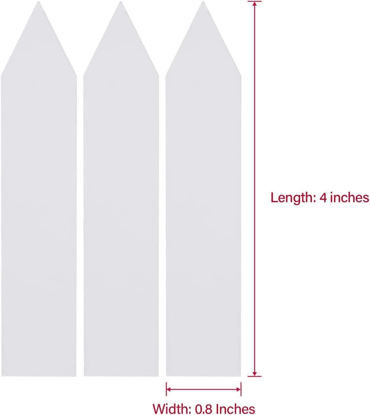 4 Inch Plastic Plant Labels for Seedlings, Flexible Waterproof Plant Tags, Vegetable Gardening Stake Tags for Potted Plants and Outdoor Garden, White, 10,000 Pcs-VerdiqueGarden