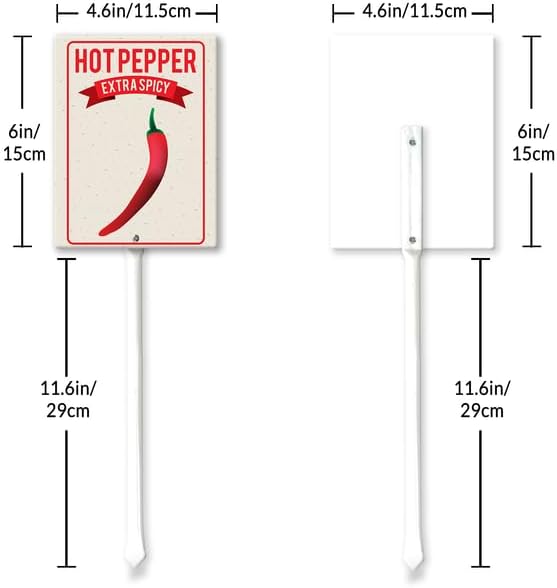 Eveokoki Aluminum Seed & Plant Labels - Plant Markes for Seedlings-Plant Tags for Pots - Garden Signs for Vegetable - Durable Markers for Plants Outdoor Waterproof - Garden Decor for Farmhouse-VerdiqueGarden