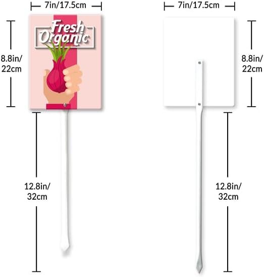 Eveokoki Aluminum Seed & Plant Labels - Plant Markes for Seedlings-Plant Tags for Pots - Garden Signs for Vegetable - Durable Markers for Plants Outdoor Waterproof - Garden Decor for Farmhouse-VerdiqueGarden
