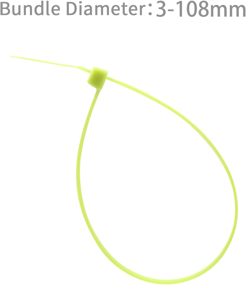 XINGO 100PCS Cable Zip Ties Heavy Duty, Premium Nylon Plastic Wire Ties with 50 Pounds Tensile Strength, Self-Locking Black Nylon Zip Ties for Indoor and Outdoor (16 inch, Apple Green)-VerdiqueGarden