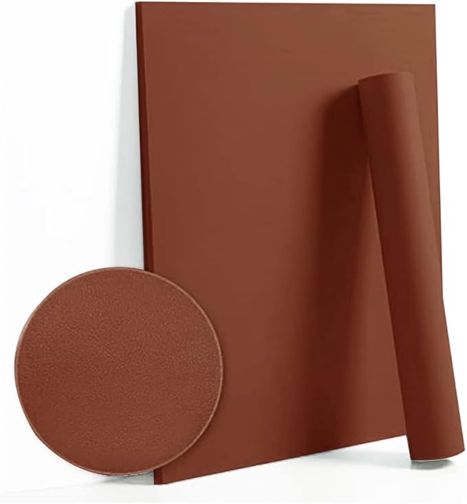 Dimoon 118''x17.7'' Orange Peel and Stick Wallpaper Contact Paper Modern Self Adhesive Wall Paper Removable Renter Friendly Textured Solid Color Shelf Cabinet Vinyl Roll (118''x17.7'',Vermilion)-VerdiqueGarden