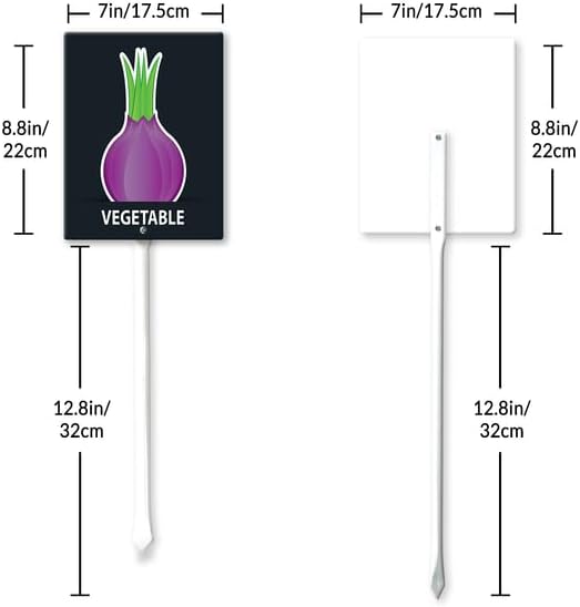 Eveokoki Aluminum Seed & Plant Labels - Plant Markes for Seedlings-Plant Tags for Pots - Garden Signs for Vegetable - Durable Markers for Plants Outdoor Waterproof - Garden Decor for Farmhouse-VerdiqueGarden