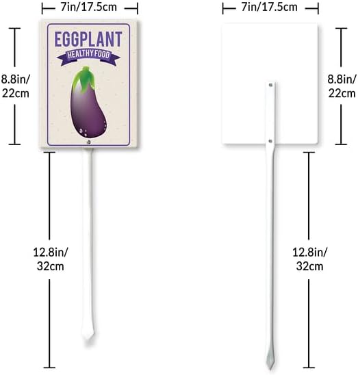 Eveokoki Aluminum Seed & Plant Labels - Plant Markes for Seedlings-Plant Tags for Pots - Garden Signs for Vegetable - Durable Markers for Plants Outdoor Waterproof - Garden Decor for Farmhouse-VerdiqueGarden