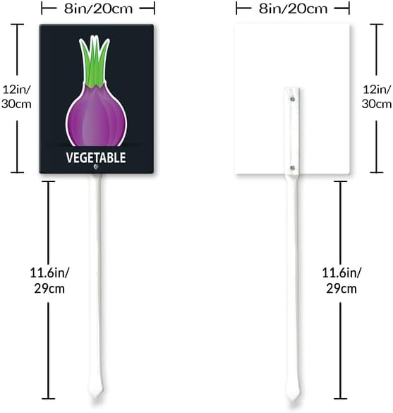 Eveokoki Aluminum Seed & Plant Labels - Plant Markes for Seedlings-Plant Tags for Pots - Garden Signs for Vegetable - Durable Markers for Plants Outdoor Waterproof - Garden Decor for Farmhouse-VerdiqueGarden