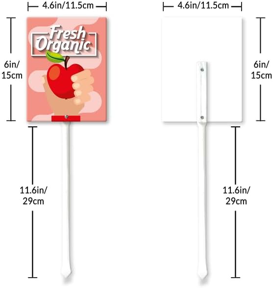 Eveokoki Aluminum Seed & Plant Labels - Plant Markes for Seedlings-Plant Tags for Pots - Garden Signs for Vegetable - Durable Markers for Plants Outdoor Waterproof - Garden Decor for Farmhouse-VerdiqueGarden