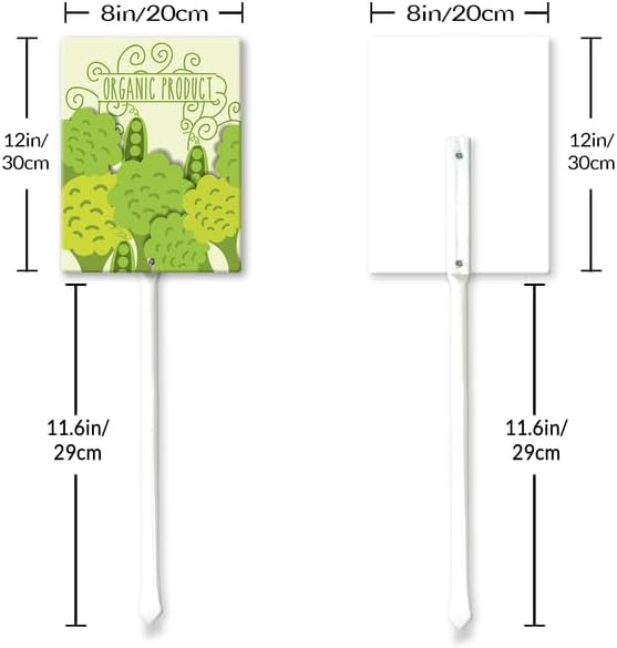 Eveokoki Aluminum Seed & Plant Labels - Plant Markes for Seedlings-Plant Tags for Pots - Garden Signs for Vegetable - Durable Markers for Plants Outdoor Waterproof - Garden Decor for Farmhouse-VerdiqueGarden
