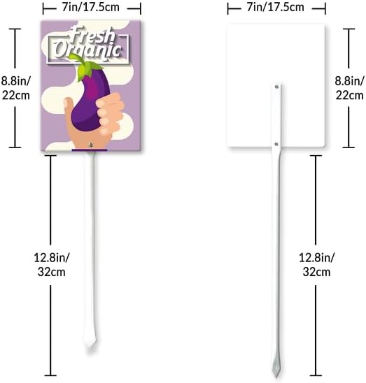 Eveokoki Aluminum Seed & Plant Labels - Plant Markes for Seedlings-Plant Tags for Pots - Garden Signs for Vegetable - Durable Markers for Plants Outdoor Waterproof - Garden Decor for Farmhouse-VerdiqueGarden