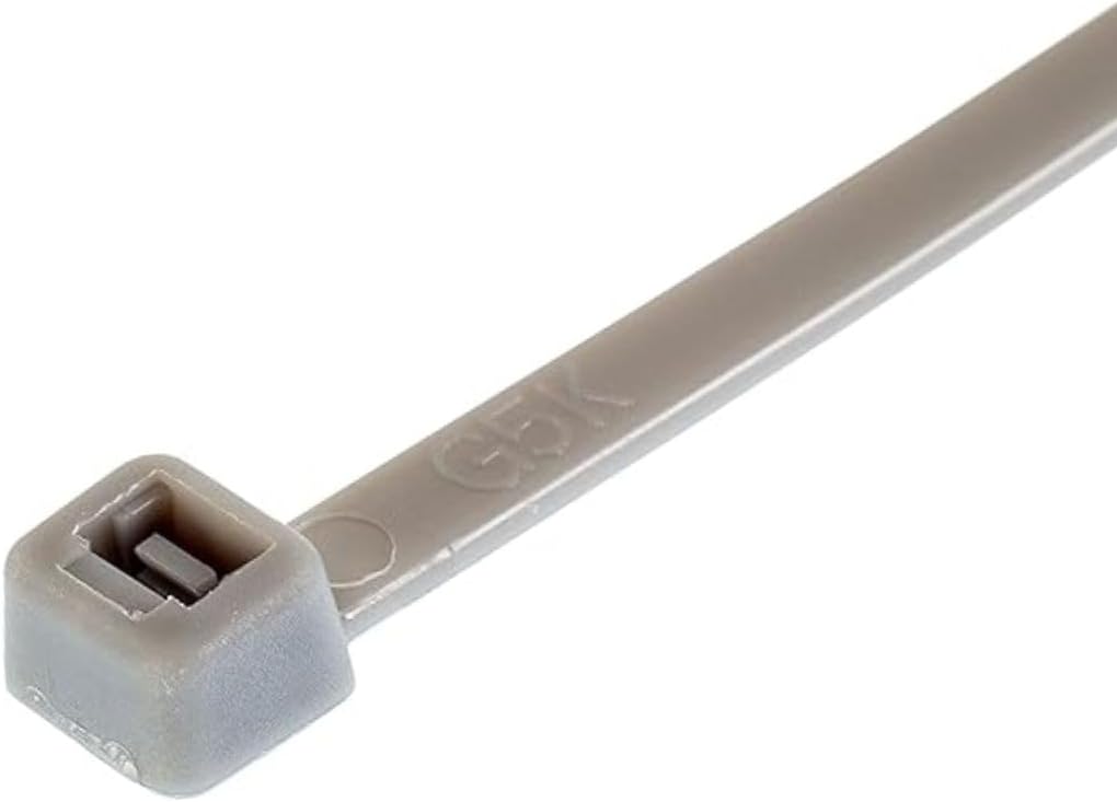 GTSE 12 Inch Silver/Gray Zip Ties, 100 Pack, 50lb Strength, UV Resistant Long Nylon Grey Cable Ties, Self-Locking 12" Tie Wraps-VerdiqueGarden
