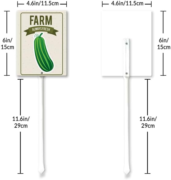 Eveokoki Aluminum Seed & Plant Labels - Plant Markes for Seedlings-Plant Tags for Pots - Garden Signs for Vegetable - Durable Markers for Plants Outdoor Waterproof - Garden Decor for Farmhouse-VerdiqueGarden