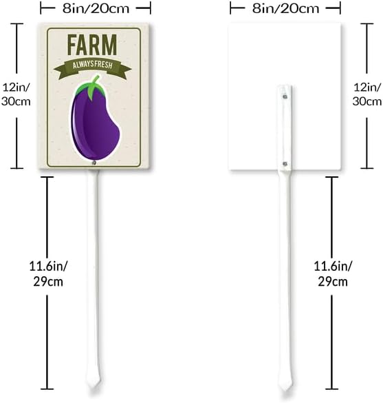 Eveokoki Aluminum Seed & Plant Labels - Plant Markes for Seedlings-Plant Tags for Pots - Garden Signs for Vegetable - Durable Markers for Plants Outdoor Waterproof - Garden Decor for Farmhouse-VerdiqueGarden