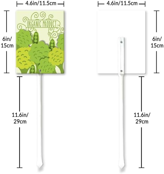 Eveokoki Aluminum Seed & Plant Labels - Plant Markes for Seedlings-Plant Tags for Pots - Garden Signs for Vegetable - Durable Markers for Plants Outdoor Waterproof - Garden Decor for Farmhouse-VerdiqueGarden