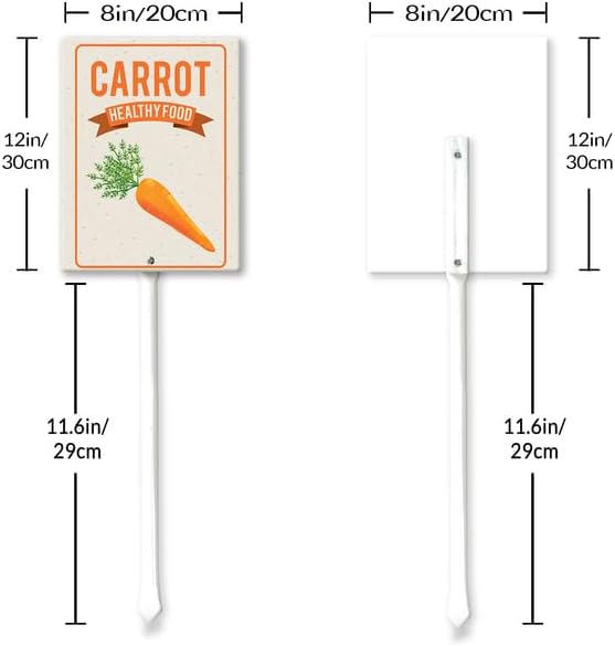 Eveokoki Aluminum Seed & Plant Labels - Plant Markes for Seedlings-Plant Tags for Pots - Garden Signs for Vegetable - Durable Markers for Plants Outdoor Waterproof - Garden Decor for Farmhouse-VerdiqueGarden