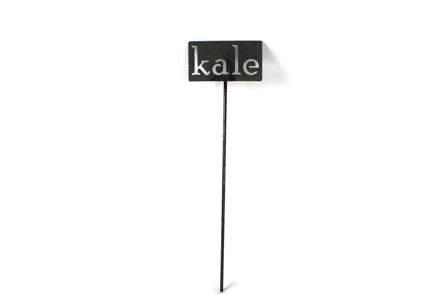 Classic Metal Garden Markers 19 Inches Tall (kale, Raw, Unfinished Steel (will rust with time))-VerdiqueGarden