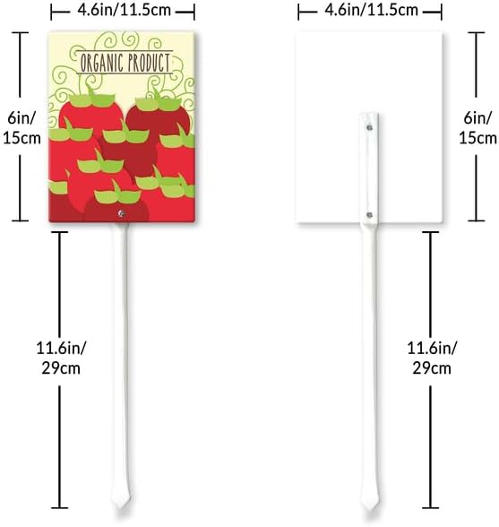 Eveokoki Aluminum Seed & Plant Labels - Plant Markes for Seedlings-Plant Tags for Pots - Garden Signs for Vegetable - Durable Markers for Plants Outdoor Waterproof - Garden Decor for Farmhouse-VerdiqueGarden