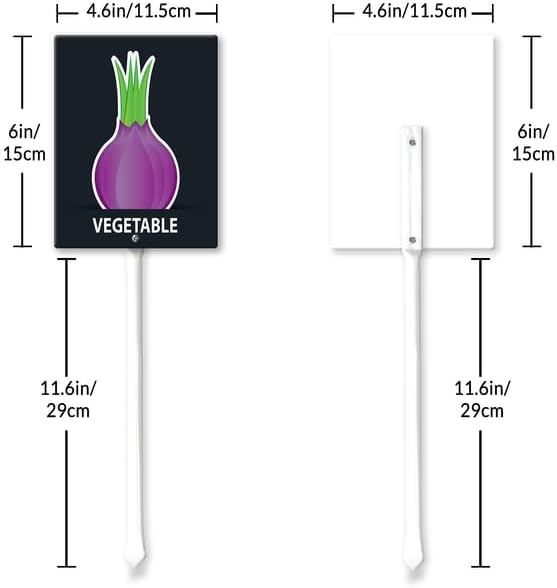 Eveokoki Aluminum Seed & Plant Labels - Plant Markes for Seedlings-Plant Tags for Pots - Garden Signs for Vegetable - Durable Markers for Plants Outdoor Waterproof - Garden Decor for Farmhouse-VerdiqueGarden