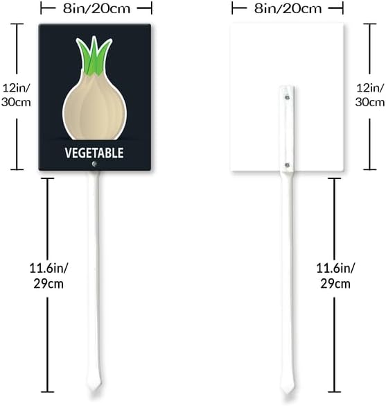 Eveokoki Aluminum Seed & Plant Labels - Plant Markes for Seedlings-Plant Tags for Pots - Garden Signs for Vegetable - Durable Markers for Plants Outdoor Waterproof - Garden Decor for Farmhouse-VerdiqueGarden