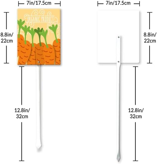 Eveokoki Aluminum Seed & Plant Labels - Plant Markes for Seedlings-Plant Tags for Pots - Garden Signs for Vegetable - Durable Markers for Plants Outdoor Waterproof - Garden Decor for Farmhouse-VerdiqueGarden