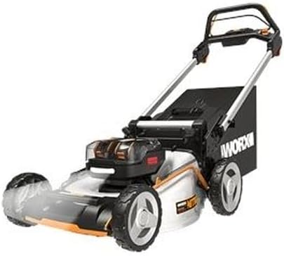 Worx 40V Cordless Lawn Mower, Electric Mower with Brushless Motor, 3-in-1 Self-Propelled Lawn Mower WG753-2 Batteries & Charger Included-VerdiqueGarden