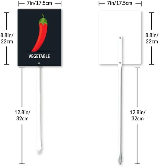 Eveokoki Aluminum Seed & Plant Labels - Plant Markes for Seedlings-Plant Tags for Pots - Garden Signs for Vegetable - Durable Markers for Plants Outdoor Waterproof - Garden Decor for Farmhouse-VerdiqueGarden