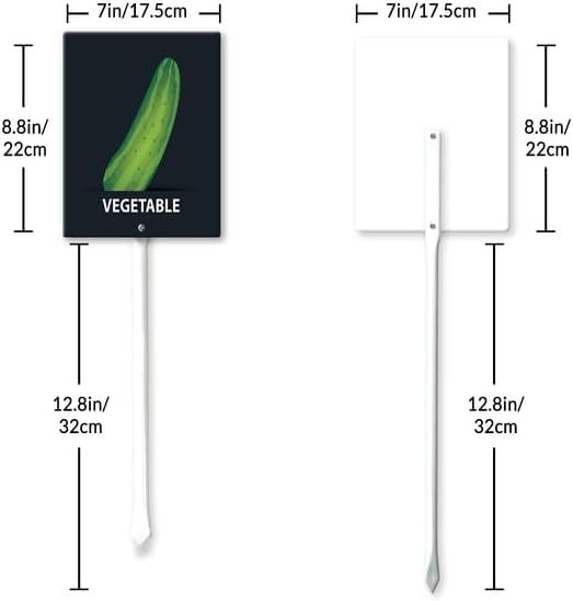 Eveokoki Aluminum Seed & Plant Labels - Plant Markes for Seedlings-Plant Tags for Pots - Garden Signs for Vegetable - Durable Markers for Plants Outdoor Waterproof - Garden Decor for Farmhouse-VerdiqueGarden