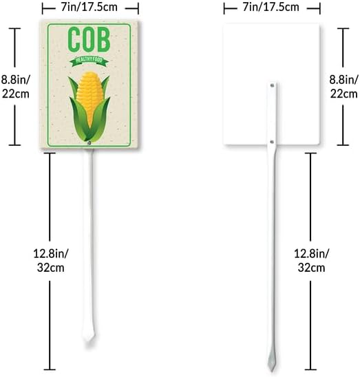 Eveokoki Aluminum Seed & Plant Labels - Plant Markes for Seedlings-Plant Tags for Pots - Garden Signs for Vegetable - Durable Markers for Plants Outdoor Waterproof - Garden Decor for Farmhouse-VerdiqueGarden