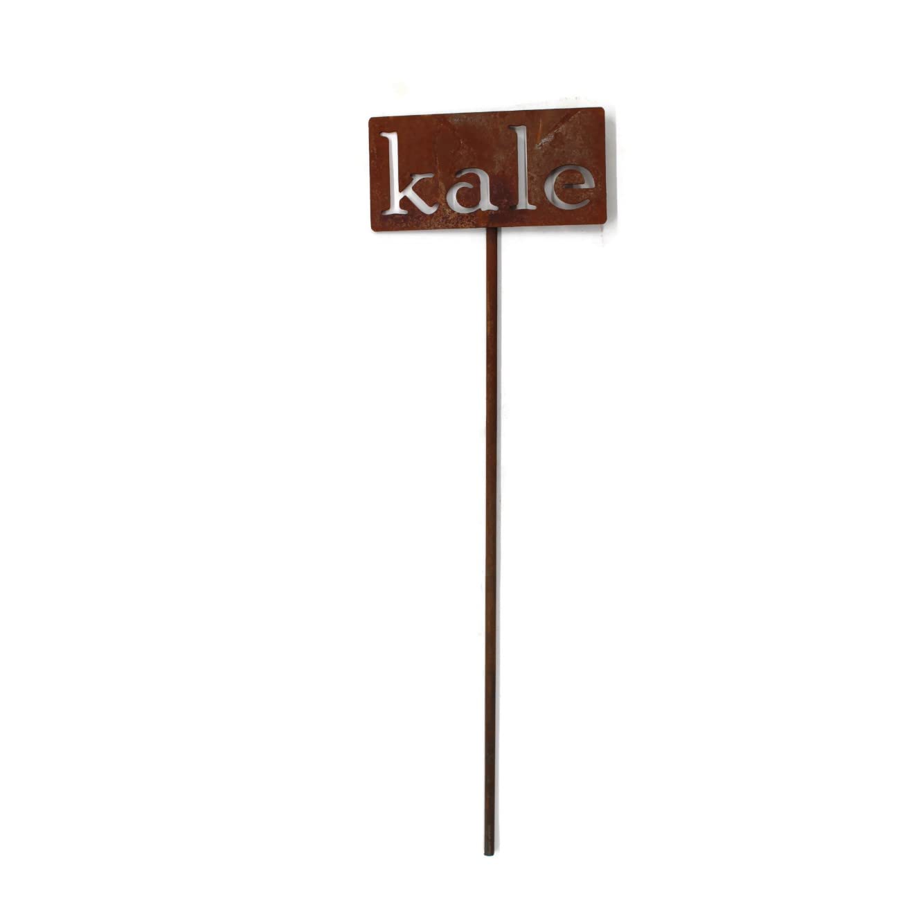 Classic Metal Garden Markers 19 Inches Tall (kale, Naturally Rusted)-VerdiqueGarden