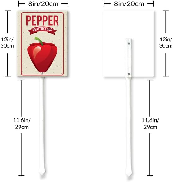 Eveokoki Aluminum Seed & Plant Labels - Plant Markes for Seedlings-Plant Tags for Pots - Garden Signs for Vegetable - Durable Markers for Plants Outdoor Waterproof - Garden Decor for Farmhouse-VerdiqueGarden