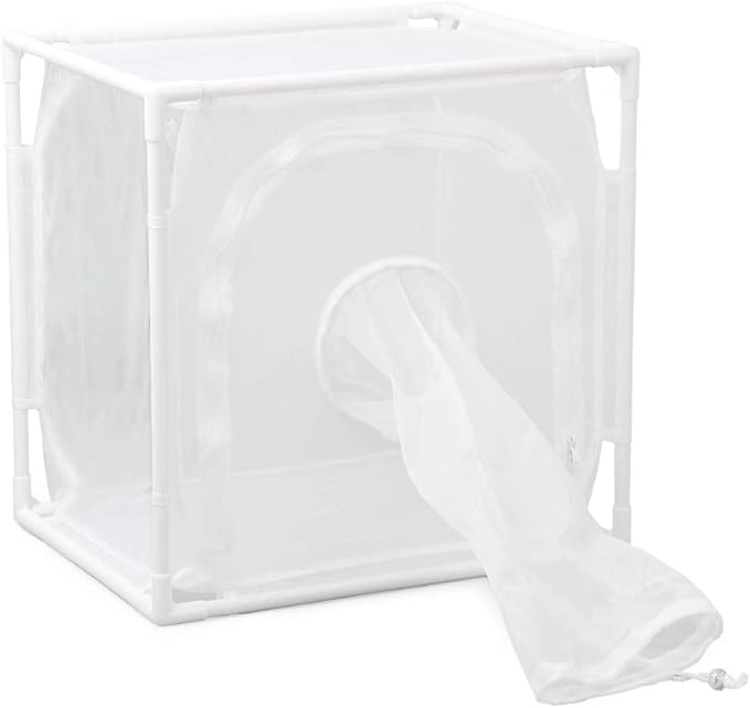 RESTCLOUD Monarch Butterfly Habitat Cage, Outdoor Insect Mesh Cage Terrarium 16" x 12" x 16"-VerdiqueGarden