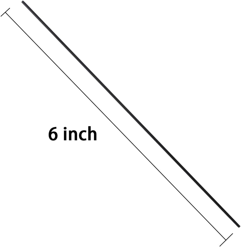 200 Pcs 6 inch Garden Twist Tie, Round Plastic Twist Ties for Plants, Vines and Wrapping Cords or Christmas Tree Gardening Plants Growth and Care, Office Home Cable Organization (Black)-VerdiqueGarden