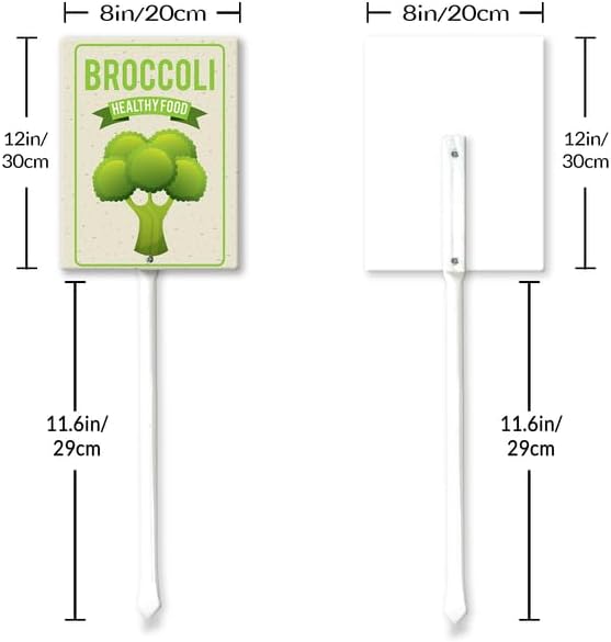 Eveokoki Aluminum Seed & Plant Labels - Plant Markes for Seedlings-Plant Tags for Pots - Garden Signs for Vegetable - Durable Markers for Plants Outdoor Waterproof - Garden Decor for Farmhouse-VerdiqueGarden