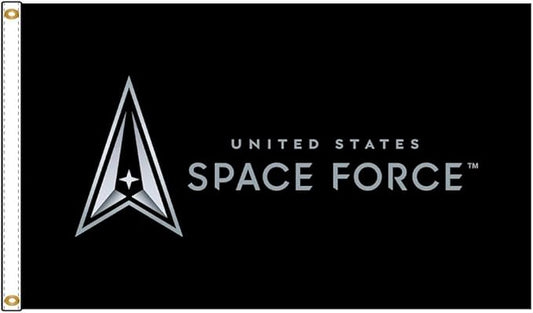 FlagSource Official U.S. Space Force Nylon Military Flag, Made in USA, 3x5'-VerdiqueGarden