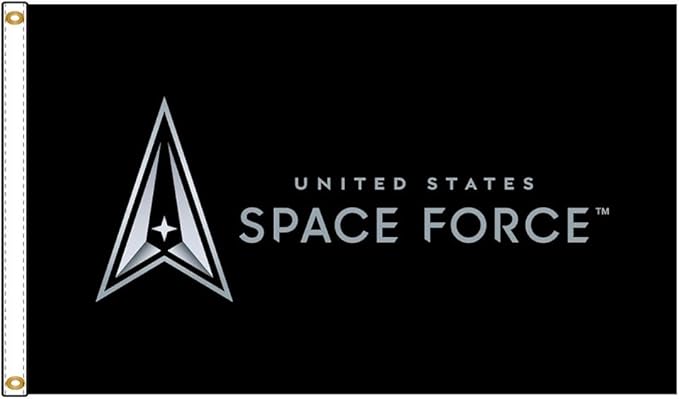 FlagSource Official U.S. Space Force Nylon Military Flag, Made in USA, 4x6'-VerdiqueGarden