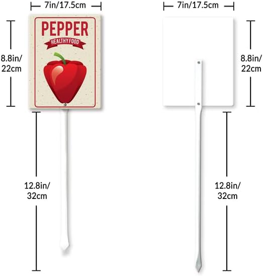 Eveokoki Aluminum Seed & Plant Labels - Plant Markes for Seedlings-Plant Tags for Pots - Garden Signs for Vegetable - Durable Markers for Plants Outdoor Waterproof - Garden Decor for Farmhouse-VerdiqueGarden