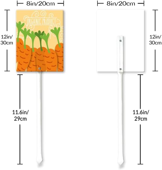 Eveokoki Aluminum Seed & Plant Labels - Plant Markes for Seedlings-Plant Tags for Pots - Garden Signs for Vegetable - Durable Markers for Plants Outdoor Waterproof - Garden Decor for Farmhouse-VerdiqueGarden
