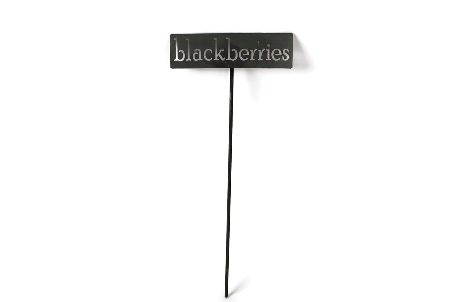 Classic Metal Garden Markers 19 Inches Tall (blackberries, Raw, Unfinished Steel (will rust with time))-VerdiqueGarden