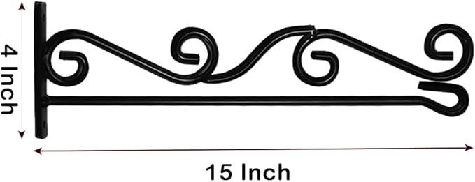 Wall Garden Flag Holder 2 Pack,Wall Garden Flag Stand,Garden Flag Scroll Hanger,Garden Flag Wall Hanger,one Piece Garden Flag Stand for Wall Porch,Great Gifts Ideas-VerdiqueGarden