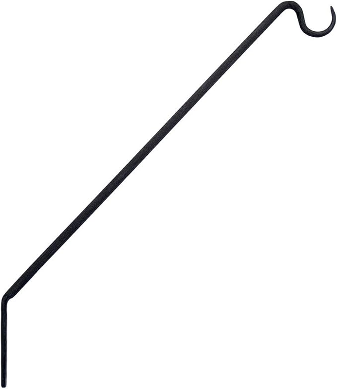 Achla Designs Wall Mount Bracket Shepherd's Pole, Angled (BGP-09)-VerdiqueGarden