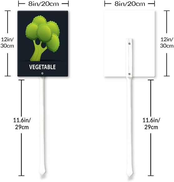 Eveokoki Aluminum Seed & Plant Labels - Plant Markes for Seedlings-Plant Tags for Pots - Garden Signs for Vegetable - Durable Markers for Plants Outdoor Waterproof - Garden Decor for Farmhouse-VerdiqueGarden