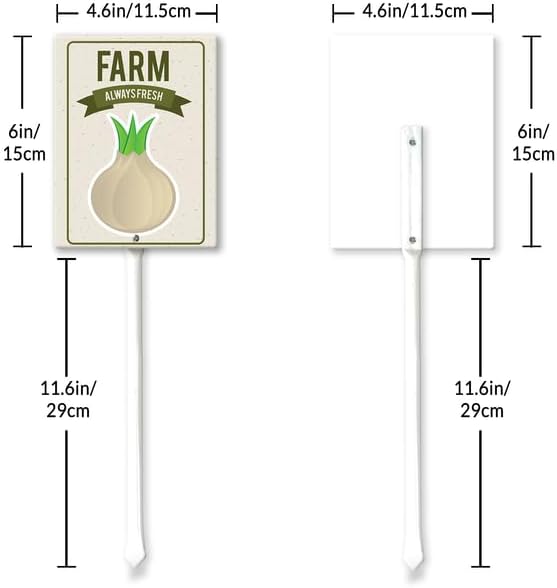 Eveokoki Aluminum Seed & Plant Labels - Plant Markes for Seedlings-Plant Tags for Pots - Garden Signs for Vegetable - Durable Markers for Plants Outdoor Waterproof - Garden Decor for Farmhouse-VerdiqueGarden