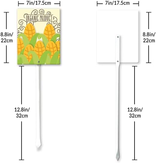 Eveokoki Aluminum Seed & Plant Labels - Plant Markes for Seedlings-Plant Tags for Pots - Garden Signs for Vegetable - Durable Markers for Plants Outdoor Waterproof - Garden Decor for Farmhouse-VerdiqueGarden