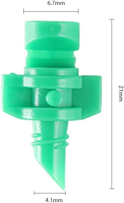 100 Pcs 180 Degree Refraction Atomized Dripper Micro Garden Sprinkler Sprayer Hydroponic Garden Irrigation-VerdiqueGarden