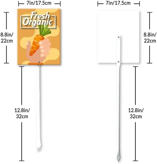 Eveokoki Aluminum Seed & Plant Labels - Plant Markes for Seedlings-Plant Tags for Pots - Garden Signs for Vegetable - Durable Markers for Plants Outdoor Waterproof - Garden Decor for Farmhouse-VerdiqueGarden