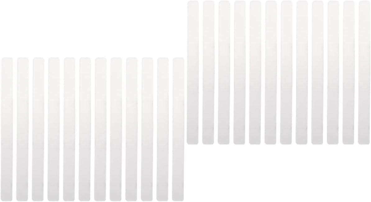 48 pcs Pot Clear Blank Ground Identifier Tag for Acrylic Outdoor Label Markers Garden Labels Identification Label: DIY Plant Gardening Weatherproof Vegetables Stakes-VerdiqueGarden