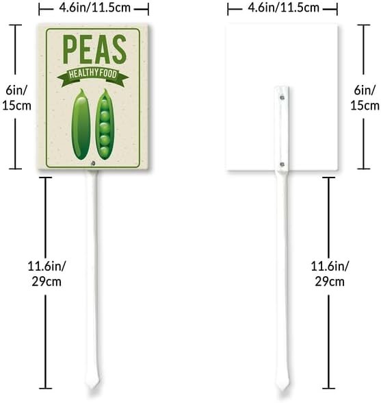 Eveokoki Aluminum Seed & Plant Labels - Plant Markes for Seedlings-Plant Tags for Pots - Garden Signs for Vegetable - Durable Markers for Plants Outdoor Waterproof - Garden Decor for Farmhouse-VerdiqueGarden