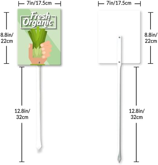 Eveokoki Aluminum Seed & Plant Labels - Plant Markes for Seedlings-Plant Tags for Pots - Garden Signs for Vegetable - Durable Markers for Plants Outdoor Waterproof - Garden Decor for Farmhouse-VerdiqueGarden