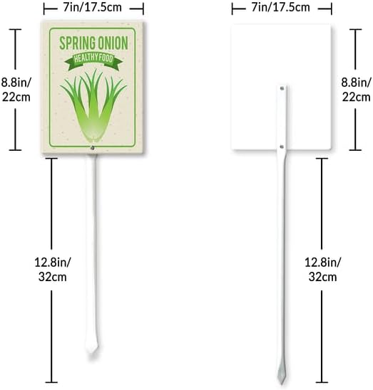 Eveokoki Aluminum Seed & Plant Labels - Plant Markes for Seedlings-Plant Tags for Pots - Garden Signs for Vegetable - Durable Markers for Plants Outdoor Waterproof - Garden Decor for Farmhouse-VerdiqueGarden