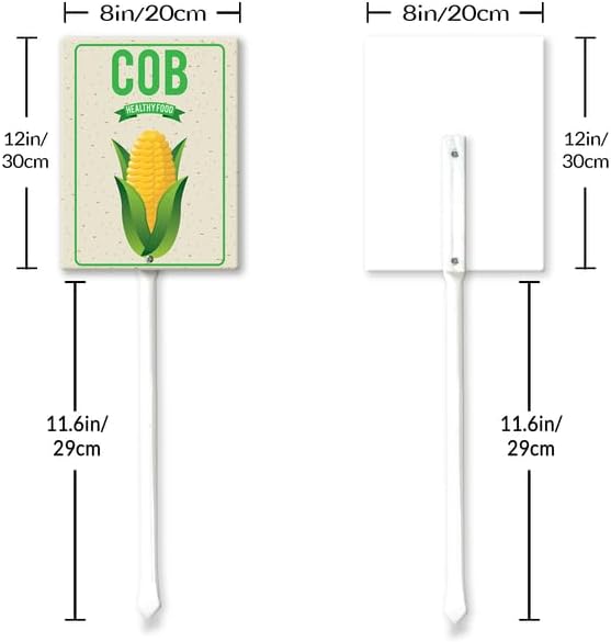 Eveokoki Aluminum Seed & Plant Labels - Plant Markes for Seedlings-Plant Tags for Pots - Garden Signs for Vegetable - Durable Markers for Plants Outdoor Waterproof - Garden Decor for Farmhouse-VerdiqueGarden